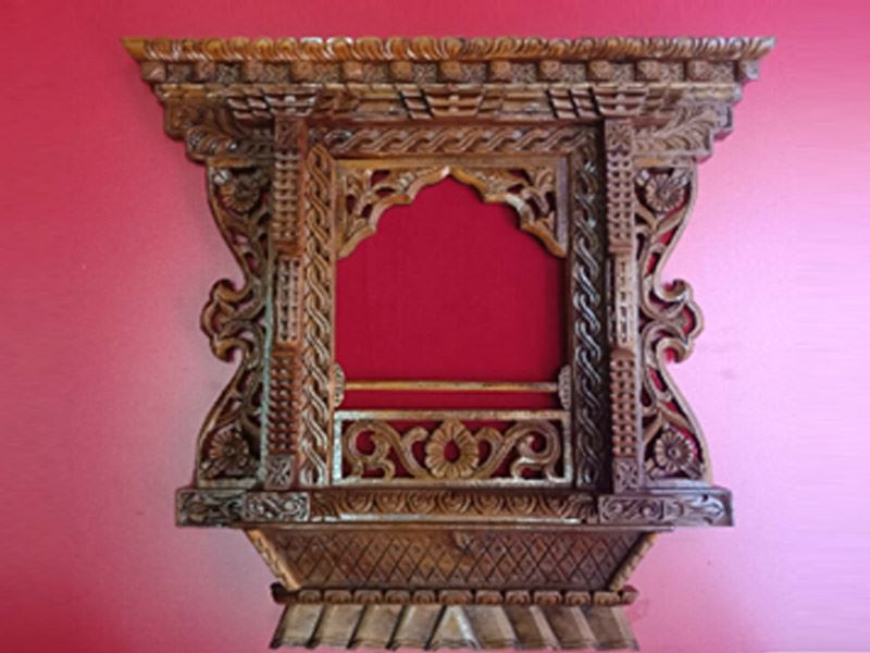 Traditional Nepali Wooden Frame 2 Send Gifts And Money To Nepal Online From Www Muncha Com
