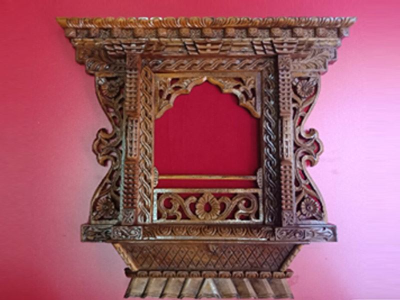 Traditional Nepali Wooden Frame - 2