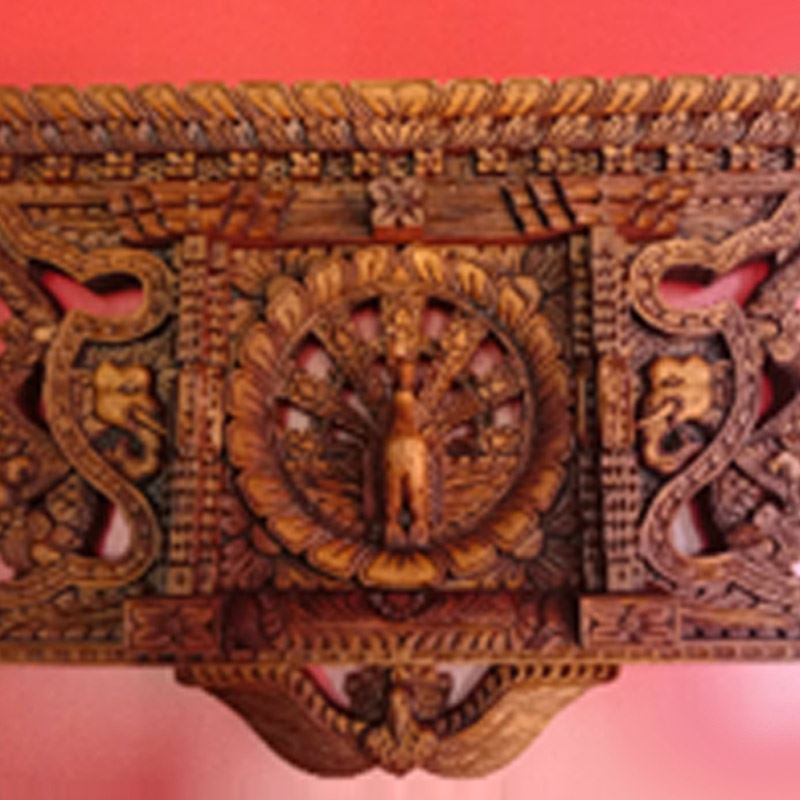 Traditional Nepali Wooden Frame - 4