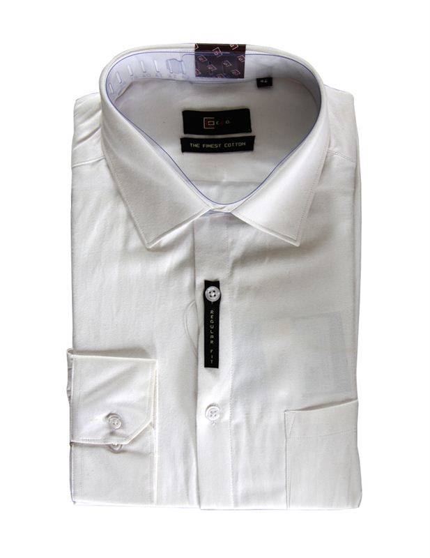 CEO Men's White Formal Shirt (289)
