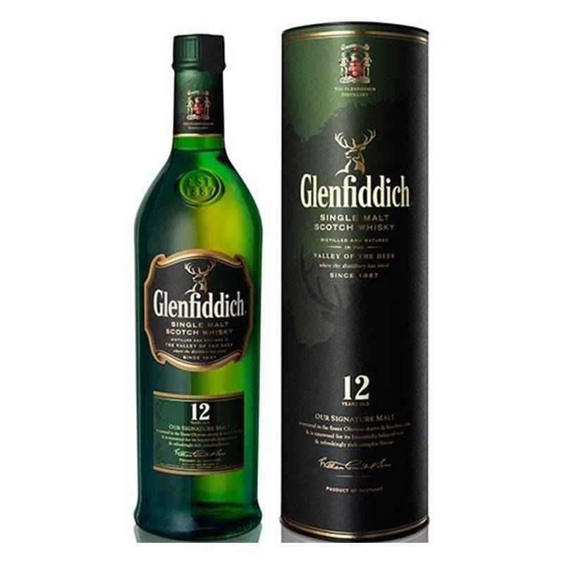 Glenfiddich Single Malt Scotch Whisky 12 Years (1L)