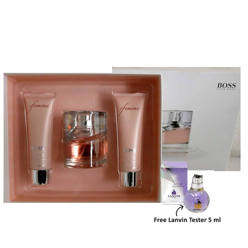 hugo boss femme gift set