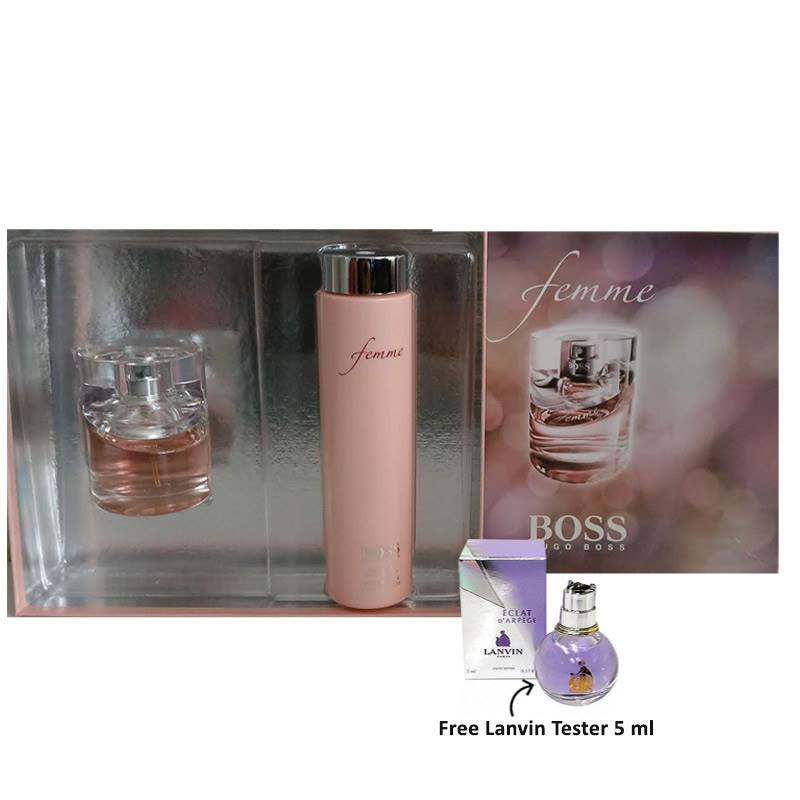 hugo boss femme gift set