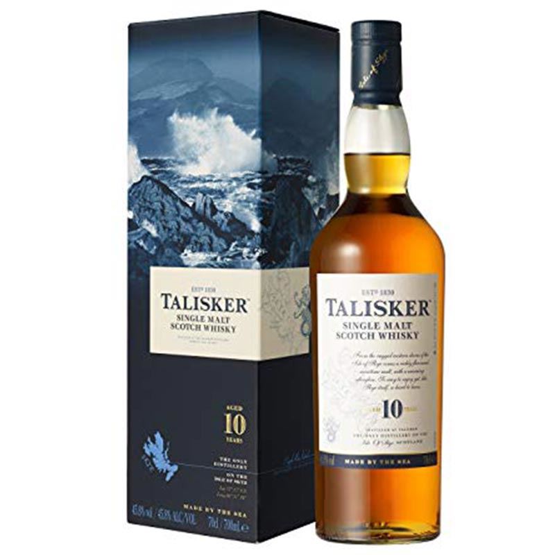 Talisker Single Malt Scotch Whisky Aged 10 Years (750ml)