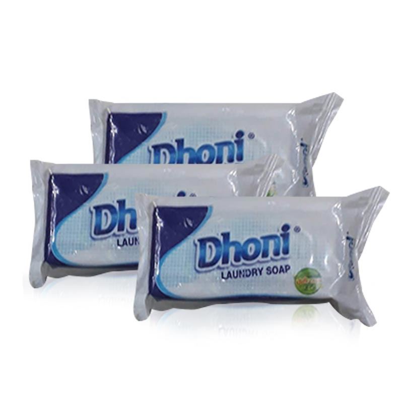 Dhoni Fabric Washing Bar (Pack of 3 - 230g each)