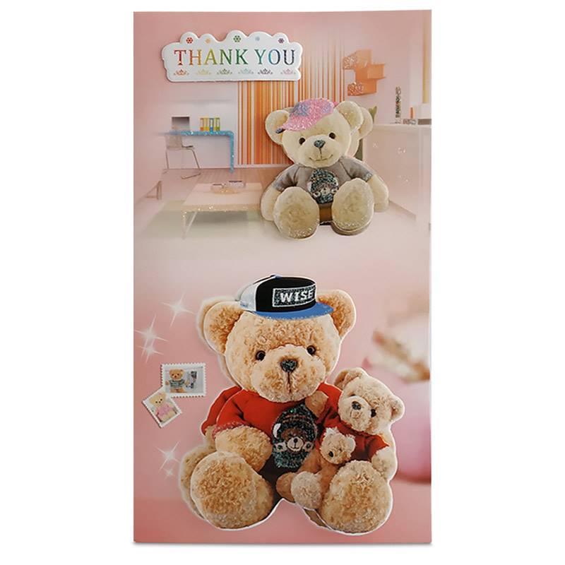 Teddy Bear Thank You Card