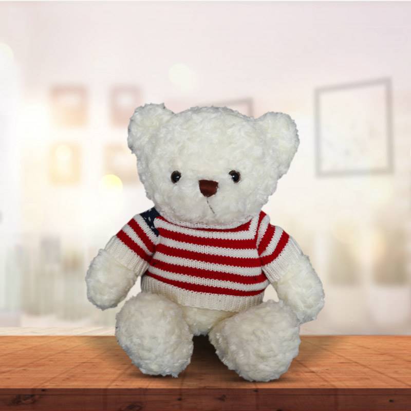 Striped teddy bear outlet