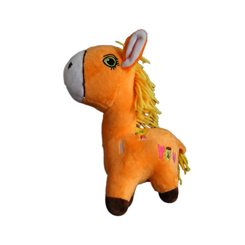 Orange Donkey Soft Toy