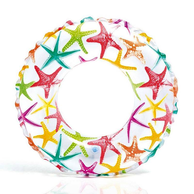 Intex Starfish 24" Inflatable Transparent Ring Swim Tube