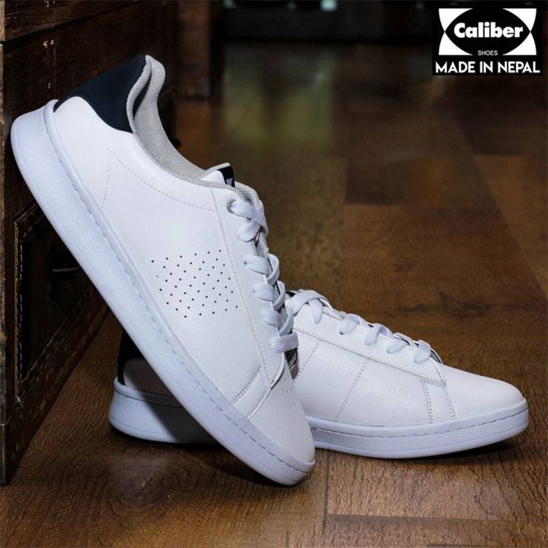 Caliber Shoes White Casual Lace Up Shoes For Men 652 Send