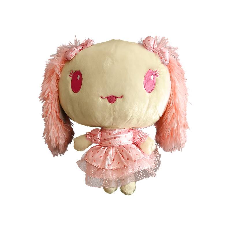Big Head Pink Doll Soft Toy