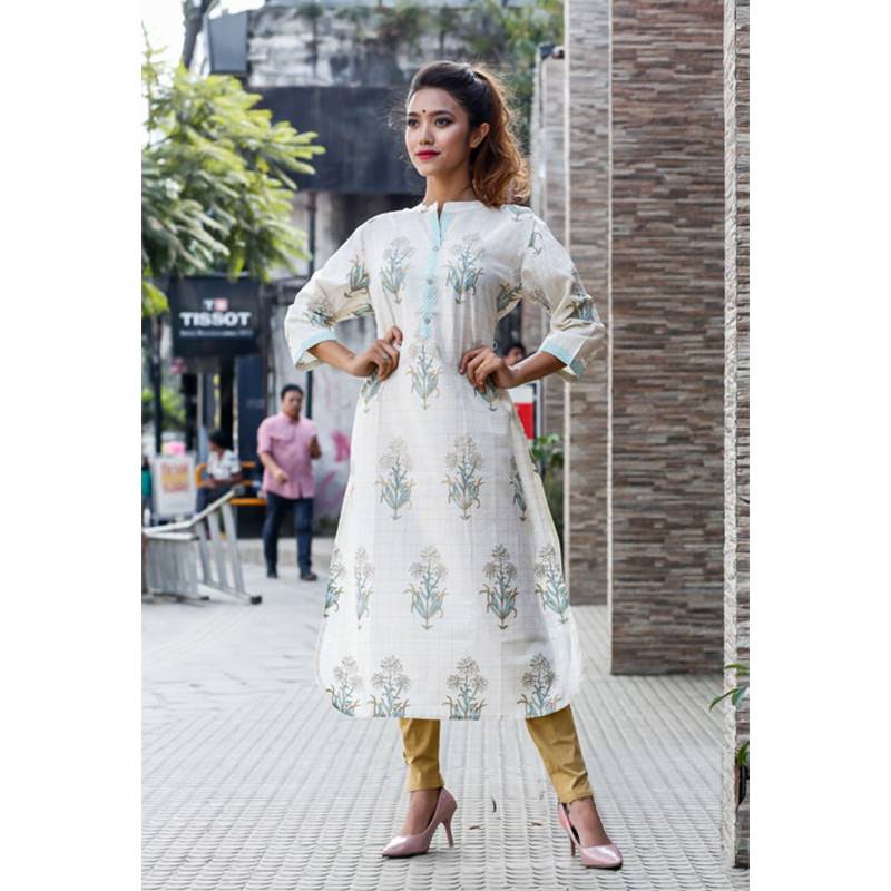 border design kurti