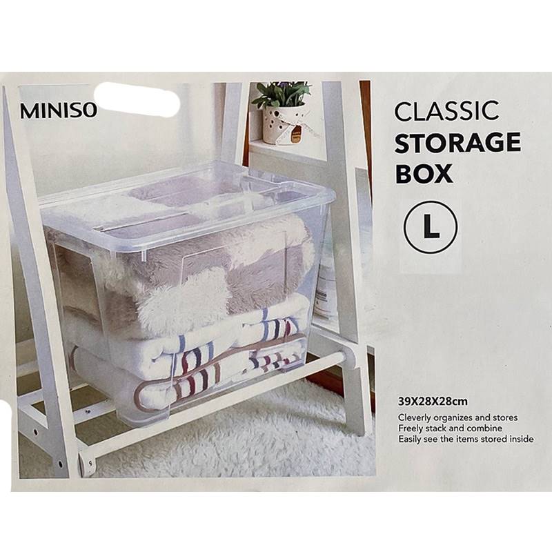 MINISO Classic Storage Box 22L (Large) Send Gifts and Money to Nepal