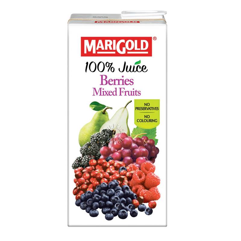 Marigold No Sugar Added Berries Mixed Fruits Juice (1L) Send Gifts and Money for Dashain to