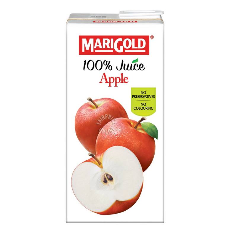 Marigold No Sugar Added Apple Juice (1L) Send Gifts and Money to