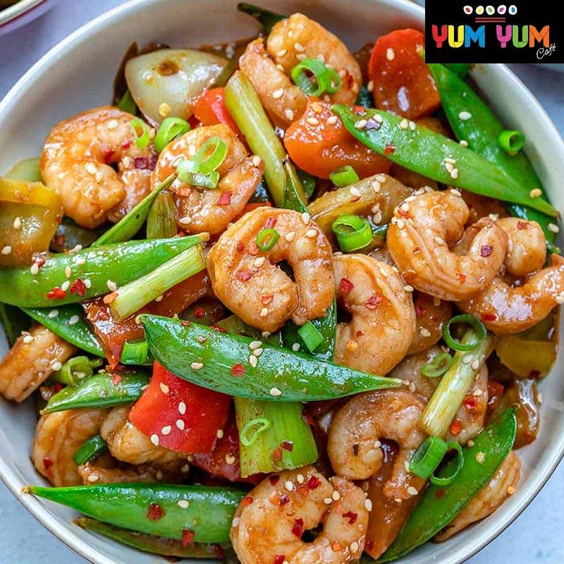 From the Wok - Szechuan Prawn (1 Bowl) from Yum Yum Cafe - Send Gifts ...