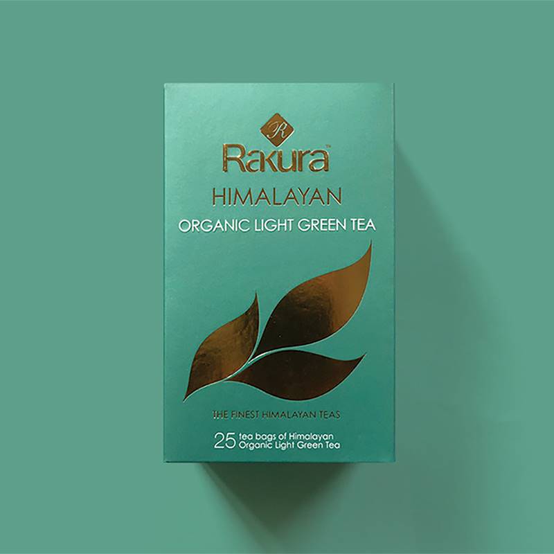Rakura Himalayan Organic Light Green Tea (25 Tea Bags)