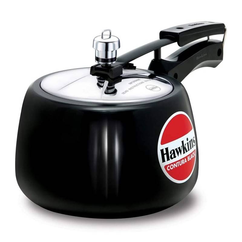 Hawkins 3 L Contura Black Pressure Cooker (CB30)