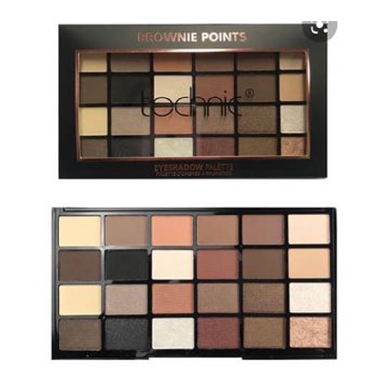 Technic Pressed Pigments Eye Shadow Palette (Brownie Palette)