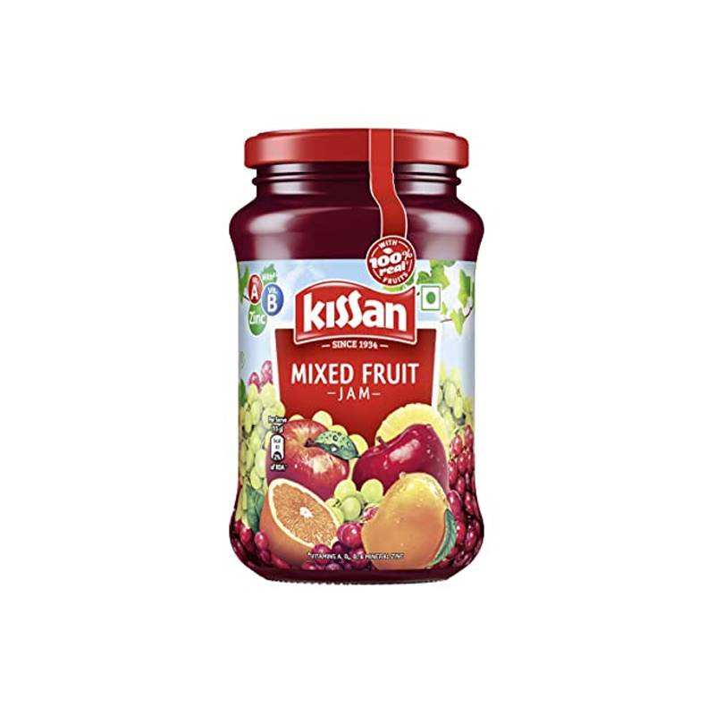 Kissan Mixed Fruit Jam 500 G Jar Send Gifts And Money To Nepal hindustan-unilever-food-products-pune-hul-distributors-vedant-food