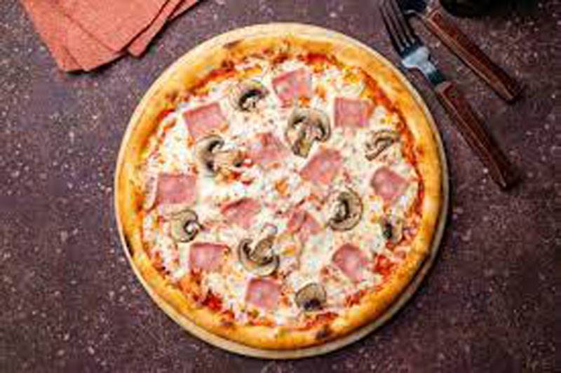 Ham and Mushroom Pizza (Large size) from RoadHouse Cafe (PKR)