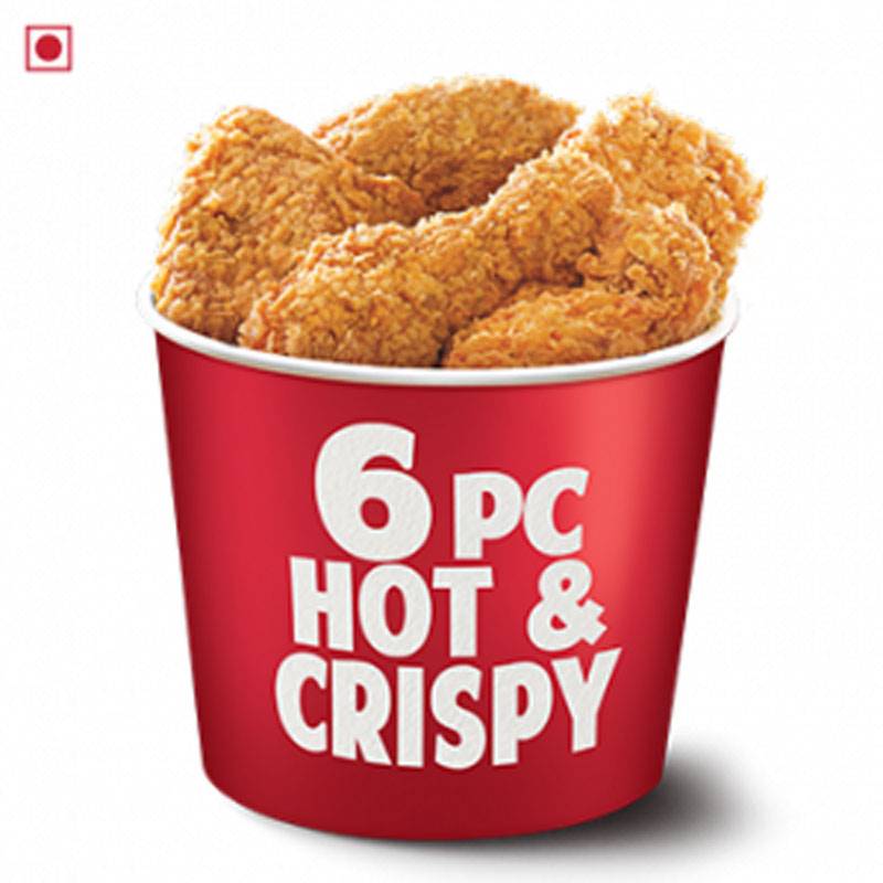 6pc Hot and Crispy from KFC (PKR)