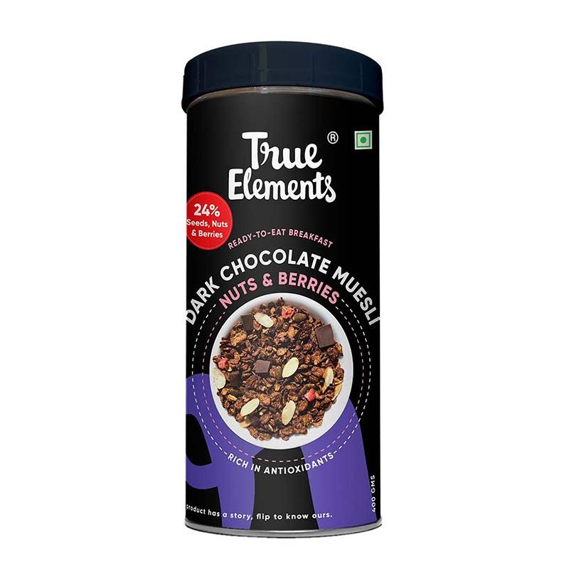 True Elements Dark Chocolate Muesli (400 g) Send Gifts and Money to