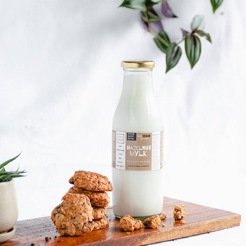 Hazelnut Mylk (1L) from Vegan Dairy Nepal Send Gifts and Money to Nepal Online from