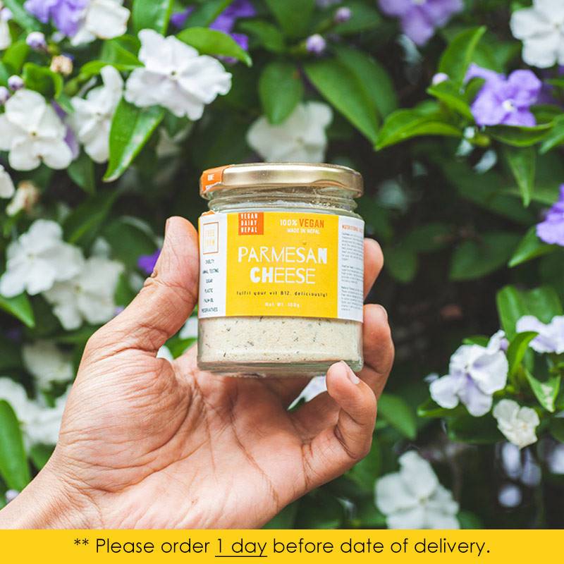 Parmesan Cheese (100 g) from Vegan Dairy Nepal Send Father's Day