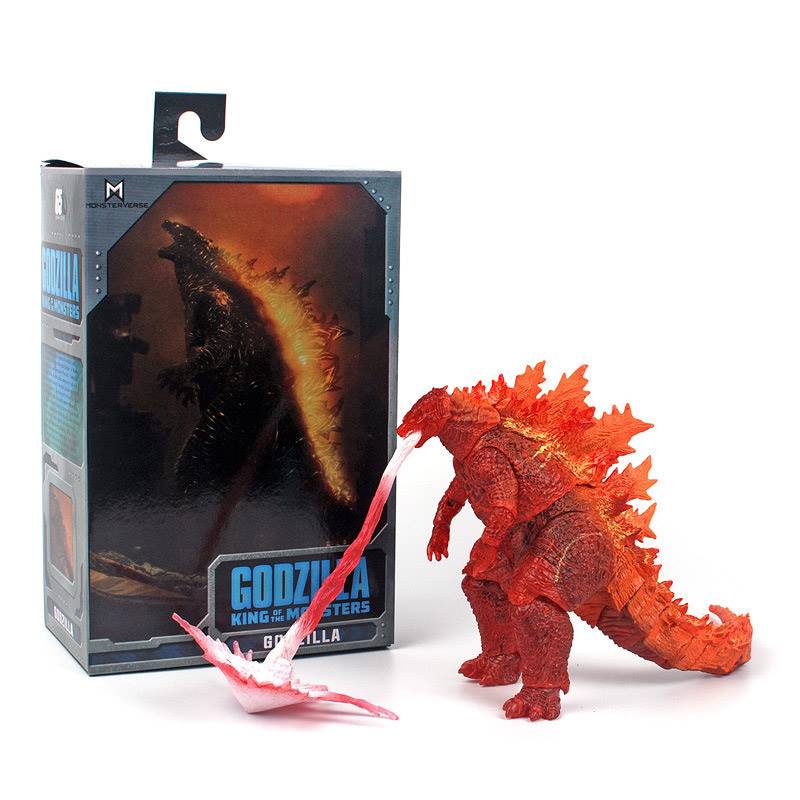 Authentic NECA Godzilla Action Figure Burning Orange 18cm