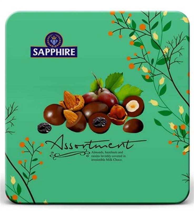 Sapphire Assortment Chocolates in Square Box (200 g) Send Gifts and