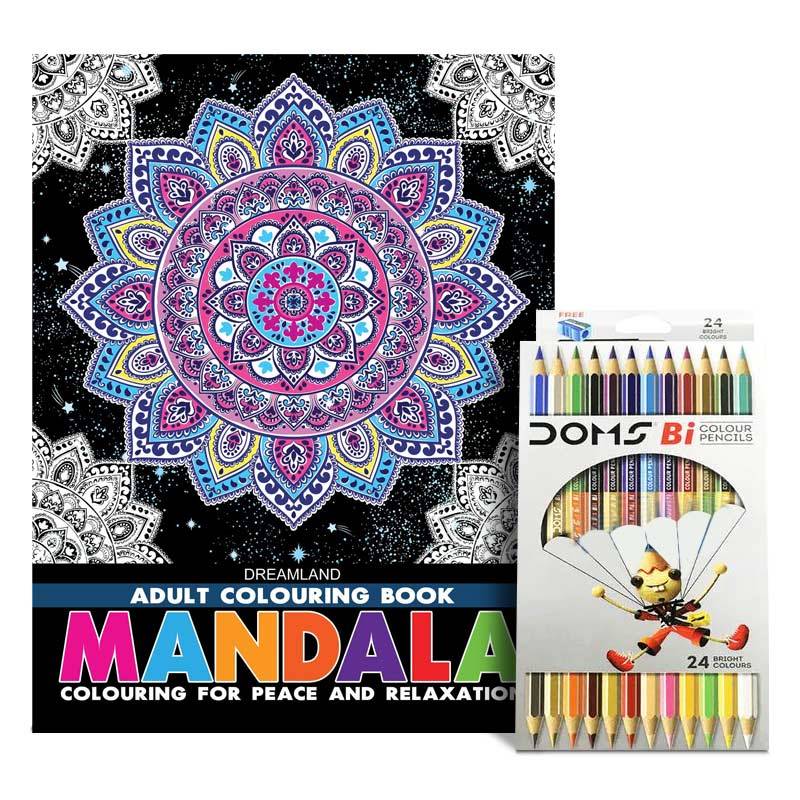 Dreamland Publications Mandala- Colouring Book For Adults main image 0