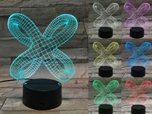 X Shaped 3D Light