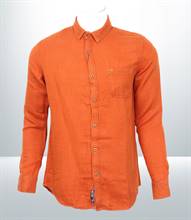 Kilometer Casual Full Shirt (KMQL009) - Orange