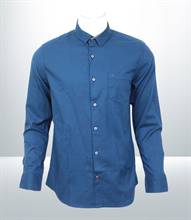 Kilometer Casual Full Shirt (KMQL022) - Blue
