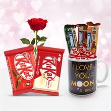 KitKat Delights with I Love You to the Moon & Back Mug Package
