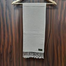 Warm Brown Twill Pashmina Shawl