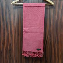 Watermelon Pink Diamond Weave Pashmina Shawl