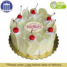 Sugarfree White Forest Cake (1 lb) by 5-Star Chefs