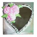 Heart Shaped Chocolate Cake (1 Kg) from Hamro Bakery (CHT002)