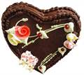 Heart Shaped Chocolate Cake (1.5 Kg) from Hamro Bakery (CHT008)