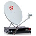 Dish Antenna with Smart Box HD Satellite Receiver (HD Ready)
