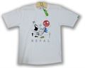 Phalano Luga Gents Printed Cricket Nepal T-Shirt