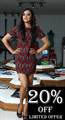 SALE 20% Dhaka Print Dress(CRV038)