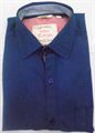 John Player Men's Dark Blue Casual Shirt (JP25 A6P1A1)