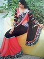 Exclusive saree for parties in charming look color print and border stuff.(n146)