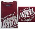 Springwood Men's Maroon Amazing Nepal Tshirt (SW19 PT48P15)