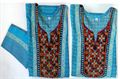 Blue Embroidery Woolen Kurti (MCK00011)