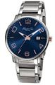 Kenneth Cole Gents Watch with Blue Dial and Stainless Steel Bracelet Strap KC9392