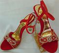 Red High heel with Ankel Strap
